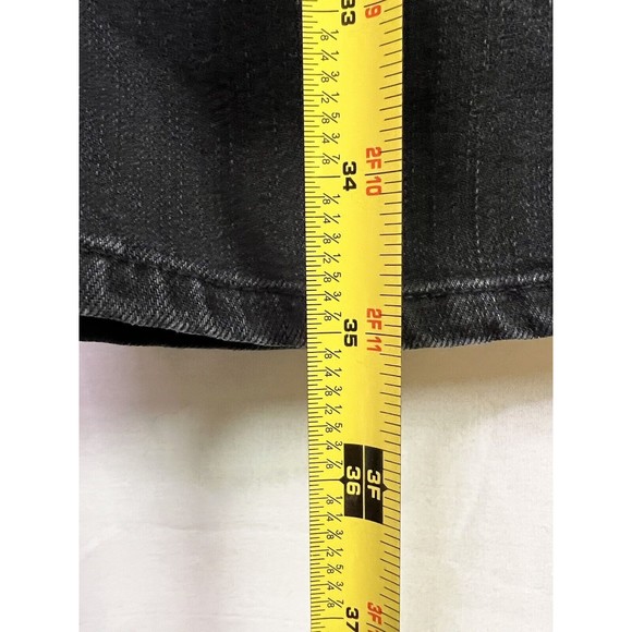 Madewell Women's Black Wide Leg Slim Crop Jeans Size 24 - Picture 7 of 11